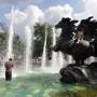 Russie - Fontaine dans le jardin Alexandrovsky