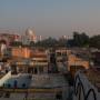 Inde - Vue du Taj depuis le toit de notre hôtel