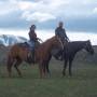 Canada - Alexia et Laurent a cheval