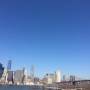 USA - Brooklyn bridge et vue de Manhattan