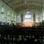 Inde - interieur de la cathédrale avec les ventilos