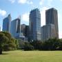 Australie - Le Royal Botanic Garden surplombé de la City