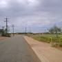 Australie - La rue de notre logement, le 31 mars 2011.