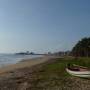 Inde - Vue sur Shore Temple depuis la plage de l