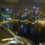 Singapour - Vue depuis le toit du Marina Bay Sand - Vista desde el hotel Marina Bay Sand