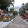 Laos - Vue depuis la pagode de Huay Xai sur le Mékong