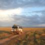 Kazakhstan - Bivouac au milieu de la steppe .. 