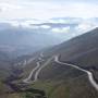 Argentine - descente depuis le col côté argentin